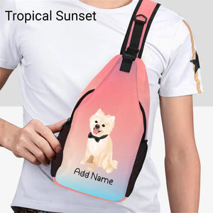 Personalized Pomeranian Love Unisex Sling Bag Backpack-Accessories-Pomeranian-Unisex Sling Bag Backpack-Tropical Sunset-One Size-19