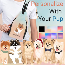 Load image into Gallery viewer, pomeranian sling-bag-multi