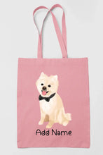 Load image into Gallery viewer, Personalized Pomeranian Love Zippered Tote Bag-Accessories-Accessories, Bags, Dog Mom Gifts, Personalized, Pomeranian-11