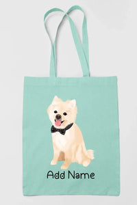 Personalized Pomeranian Love Zippered Tote Bag-Accessories-Accessories, Bags, Dog Mom Gifts, Personalized, Pomeranian-12