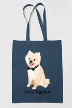 Load image into Gallery viewer, Personalized Pomeranian Love Zippered Tote Bag-Accessories-Accessories, Bags, Dog Mom Gifts, Personalized, Pomeranian-14