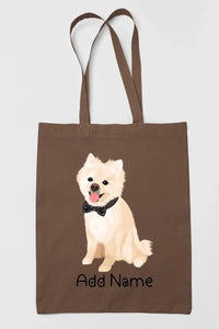 Personalized Pomeranian Love Zippered Tote Bag-Accessories-Accessories, Bags, Dog Mom Gifts, Personalized, Pomeranian-15