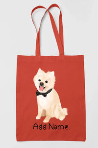 Personalized Pomeranian Love Zippered Tote Bag-Accessories-Accessories, Bags, Dog Mom Gifts, Personalized, Pomeranian-16