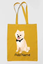 Load image into Gallery viewer, Personalized Pomeranian Love Zippered Tote Bag-Accessories-Accessories, Bags, Dog Mom Gifts, Personalized, Pomeranian-17