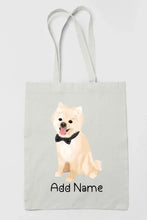 Load image into Gallery viewer, Personalized Pomeranian Love Zippered Tote Bag-Accessories-Accessories, Bags, Dog Mom Gifts, Personalized, Pomeranian-3