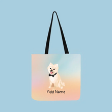 Load image into Gallery viewer, Personalized Pomeranian Small Tote Bag-Accessories-Accessories, Bags, Dog Mom Gifts, Personalized, Pomeranian-Small Tote Bag-Your Design-One Size-2