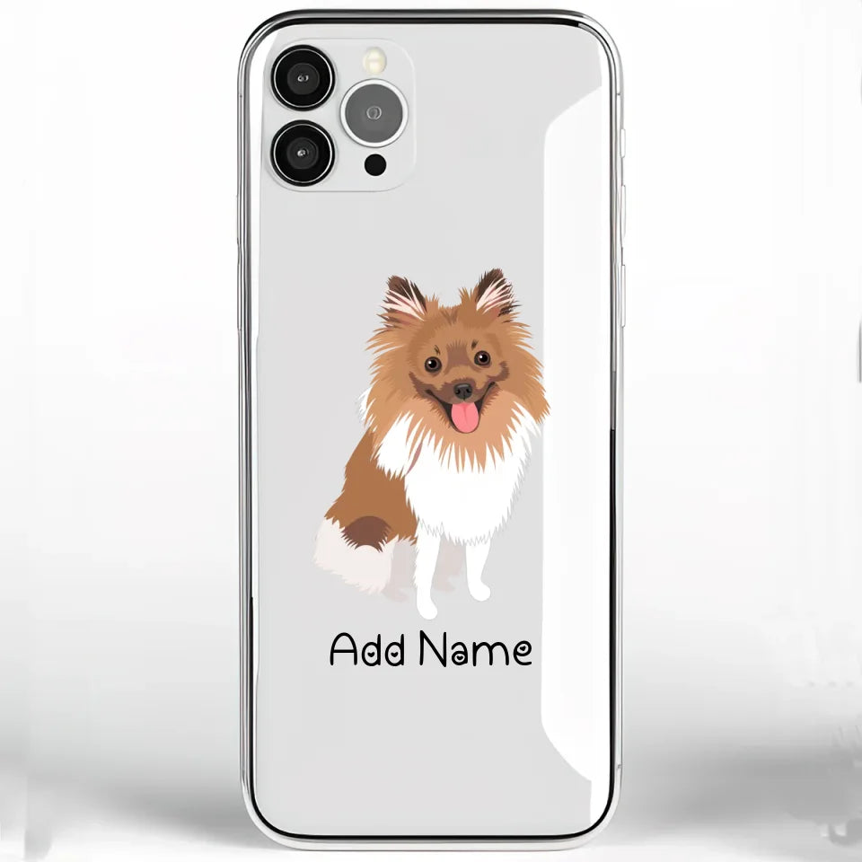 Personalized Pomeranian Soft Shell Phone Cover-Cell Phone Accessories-Accessories, Dog Mom Gifts, Personalized, Phone Case, Pomeranian-Phone Cover-Transparent TPU-One Size-2