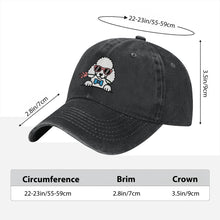 Load image into Gallery viewer, Personalized Poodle Baseball Cap - Romeo Poodle Design - Match Your Dog's Coat Color-Hats &amp; Caps-Accessories,Baseball Caps,Dog Mom Gifts-7