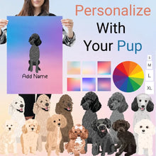 Load image into Gallery viewer, Poodles poster-multi