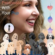 Load image into Gallery viewer, Poodles earrings-womens-multi