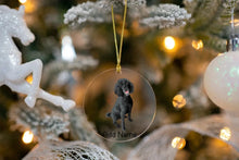 Load image into Gallery viewer, Personalized Poodle Love Christmas Tree Ornaments-Christmas Ornament-Christmas, Personalized, Poodle-Christmas Tree Ornaments-Transparent-3.5&quot; or 8.9 cm-4