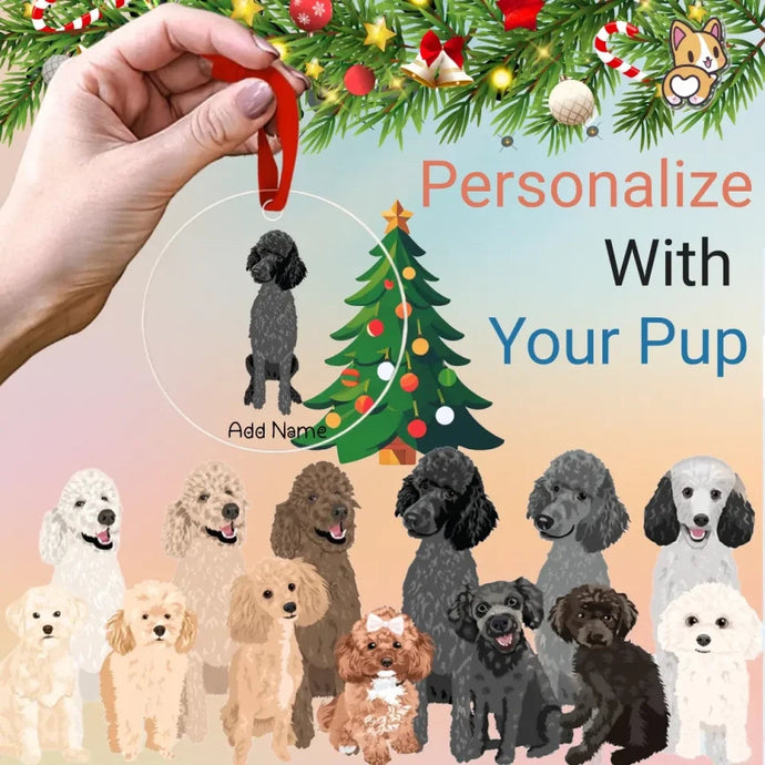 Poodles Poodles christmas-tree-ornament-multi