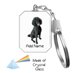 Personalized Poodle Love Crystal Glass Keychain-Accessories-Poodle-Crystal Keychain-Glass Crystal-One Size-2