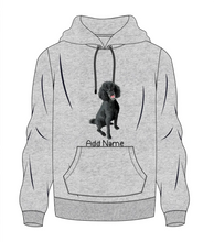 Load image into Gallery viewer, Personalized Poodle Love Men&#39;s Warm Hoodie Sweatshirt-Apparel-Apparel, Dog Dad Gifts, Hoodie, Personalized, Poodle, Sweatshirt-Men&#39;s Warm Hoodie Sweatshirt-Gray-S-10