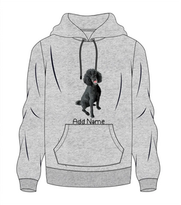 Personalized Poodle Love Men's Warm Hoodie Sweatshirt-Apparel-Apparel, Dog Dad Gifts, Hoodie, Personalized, Poodle, Sweatshirt-Men's Warm Hoodie Sweatshirt-Gray-S-10