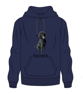 Personalized Poodle Love Men's Warm Hoodie Sweatshirt-Apparel-Apparel, Dog Dad Gifts, Hoodie, Personalized, Poodle, Sweatshirt-Men's Warm Hoodie Sweatshirt-Navy Blue-S-2