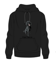 Load image into Gallery viewer, Personalized Poodle Love Men&#39;s Warm Hoodie Sweatshirt-Apparel-Apparel, Dog Dad Gifts, Hoodie, Personalized, Poodle, Sweatshirt-Men&#39;s Warm Hoodie Sweatshirt-Black-S-9