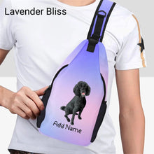 Load image into Gallery viewer, Personalized Poodle Love Unisex Sling Bag Backpack-Accessories-Poodle-Unisex Sling Bag Backpack-Lavender Bliss-One Size-15