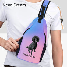 Load image into Gallery viewer, Personalized Poodle Love Unisex Sling Bag Backpack-Accessories-Poodle-Unisex Sling Bag Backpack-Neon Dream-One Size-17