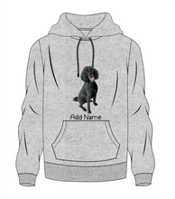 Load image into Gallery viewer, personalized-dog-mom-hoodie-heather-gray