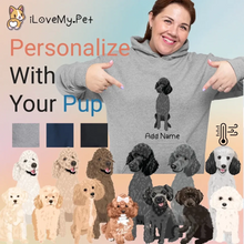 Load image into Gallery viewer, Poodles hoodie-womens-multi