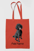 Load image into Gallery viewer, Personalized Poodle Love Zippered Tote Bag-Accessories-Accessories, Bags, Dog Mom Gifts, Personalized, Poodle-16