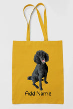 Load image into Gallery viewer, Personalized Poodle Love Zippered Tote Bag-Accessories-Accessories, Bags, Dog Mom Gifts, Personalized, Poodle-17