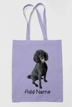 Load image into Gallery viewer, Personalized Poodle Love Zippered Tote Bag-Accessories-Accessories, Bags, Dog Mom Gifts, Personalized, Poodle-Zippered Tote Bag-Pastel Purple-Classic-2