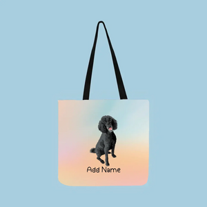 Personalized Poodle Small Tote Bag-Accessories-Accessories, Bags, Dog Mom Gifts, Personalized, Poodle-Small Tote Bag-Your Design-One Size-2