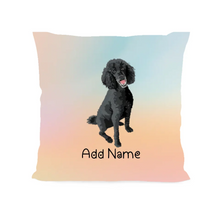 Load image into Gallery viewer, Personalized Poodle Soft Plush Pillowcase-Home Decor-Dog Dad Gifts, Dog Mom Gifts, Home Decor, Personalized, Pillows, Poodle-Soft Plush Pillowcase-As Selected-12&quot;x12&quot;-2