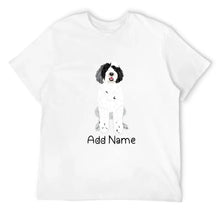 Load image into Gallery viewer, Personalized Portuguese Water Dog Dad Cotton T Shirt-Apparel-Apparel, Dog Dad Gifts, Personalized, Portuguese Water Dog, Shirt, T Shirt-Men&#39;s Cotton T Shirt-White-Medium-10