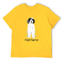 Load image into Gallery viewer, Personalized Portuguese Water Dog Dad Cotton T Shirt-Apparel-Apparel, Dog Dad Gifts, Personalized, Portuguese Water Dog, Shirt, T Shirt-Men&#39;s Cotton T Shirt-Yellow-Medium-13