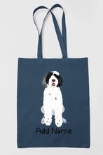 Load image into Gallery viewer, Personalized Portuguese Water Dog Love Zippered Tote Bag-Accessories-Accessories, Bags, Dog Mom Gifts, Personalized, Portuguese Water Dog-14