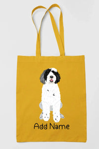 Personalized Portuguese Water Dog Love Zippered Tote Bag-Accessories-Accessories, Bags, Dog Mom Gifts, Personalized, Portuguese Water Dog-17