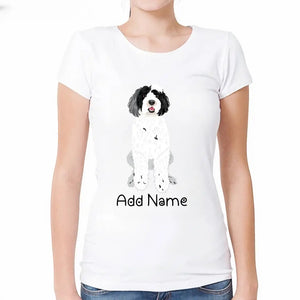 Personalized Portuguese Water Dog T Shirt for Women-Customizer-Apparel, Dog Mom Gifts, Personalized, Portuguese Water Dog, Shirt, T Shirt-2