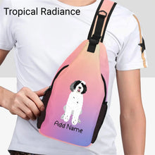 Load image into Gallery viewer, Personalized Portuguese Water Dog Unisex Sling Bag Backpack-Accessories-Portuguese Water Dog-Unisex Sling Bag Backpack-Tropical Radiance-One Size-18