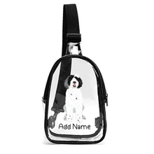 Load image into Gallery viewer, Personalized Portuguese Water Dog Unisex Transparent Sling Bag-Accessories-Portuguese Water Dog-Unisex Transparent Sling Bag-Transparent-One Size-2