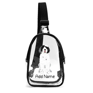 Personalized Portuguese Water Dog Unisex Transparent Sling Bag-Accessories-Portuguese Water Dog-Unisex Transparent Sling Bag-Transparent-One Size-2