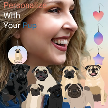 Load image into Gallery viewer, pugs earrings-womens-multi