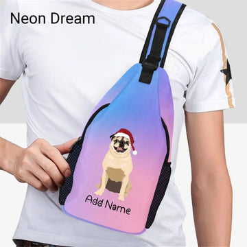 Personalized Pug Love Unisex Sling Bag Backpack-Accessories-Pug-Unisex Sling Bag Backpack-Neon Dream-One Size-17