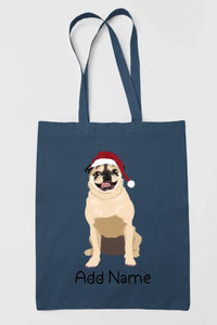 Personalized Pug Love Zippered Tote Bag-Accessories-Accessories, Bags, Dog Mom Gifts, Personalized, Pug, Pug - Black-14