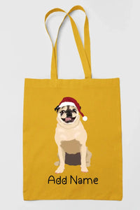 Personalized Pug Love Zippered Tote Bag-Accessories-Accessories, Bags, Dog Mom Gifts, Personalized, Pug, Pug - Black-17