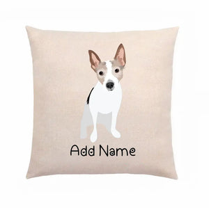 Personalized Rat Terrier Linen Pillowcase-Home Decor-Dog Dad Gifts, Dog Mom Gifts, Home Decor, Personalized, Pillows, Rat Terrier-Linen Pillow Case-Cotton-Linen-12"x12"-2