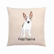 Load image into Gallery viewer, Personalized Rat Terrier Linen Pillowcase-Linen Pillow Case-Cotton-Linen-16"x16"