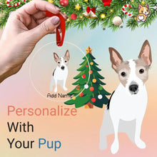 Load image into Gallery viewer, Rat Terrier christmas-tree-ornament-single