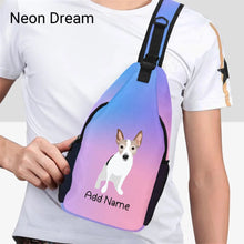 Load image into Gallery viewer, Personalized Rat Terrier Love Unisex Sling Bag Backpack-Accessories-Rat Terrier-Unisex Sling Bag Backpack-Neon Dream-One Size-17