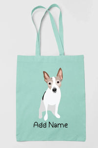 Personalized Rat Terrier Love Zippered Tote Bag-Accessories-Accessories, Bags, Dog Mom Gifts, Personalized, Rat Terrier-Zippered Tote Bag-Lime Green-Classic-12