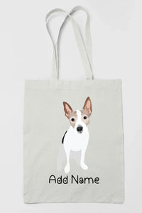 Personalized Rat Terrier Love Zippered Tote Bag-Accessories-Accessories, Bags, Dog Mom Gifts, Personalized, Rat Terrier-Zippered Tote Bag-White-Classic-3