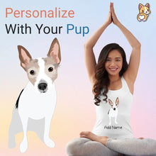 Load image into Gallery viewer, Personalized Rat Terrier Mom Yoga Tank Top-Shirts &amp; Tops-Apparel, Dog Mom Gifts, Rat Terrier, Shirt, T Shirt-1