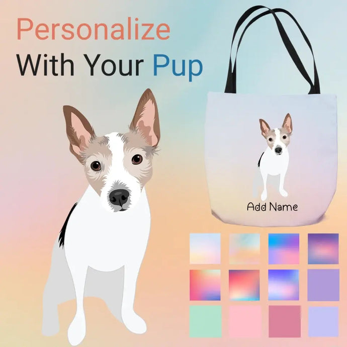 Personalized Rat Terrier Small Tote Bag-Accessories-Accessories, Bags, Dog Mom Gifts, Personalized, Rat Terrier-Small Tote Bag-Your Design-One Size-1